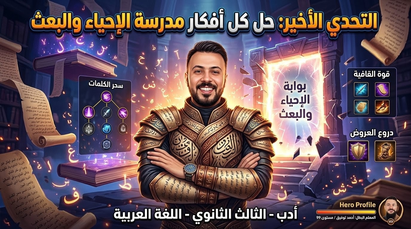 حل كل أفكار أسئلة الإحياء و البعث